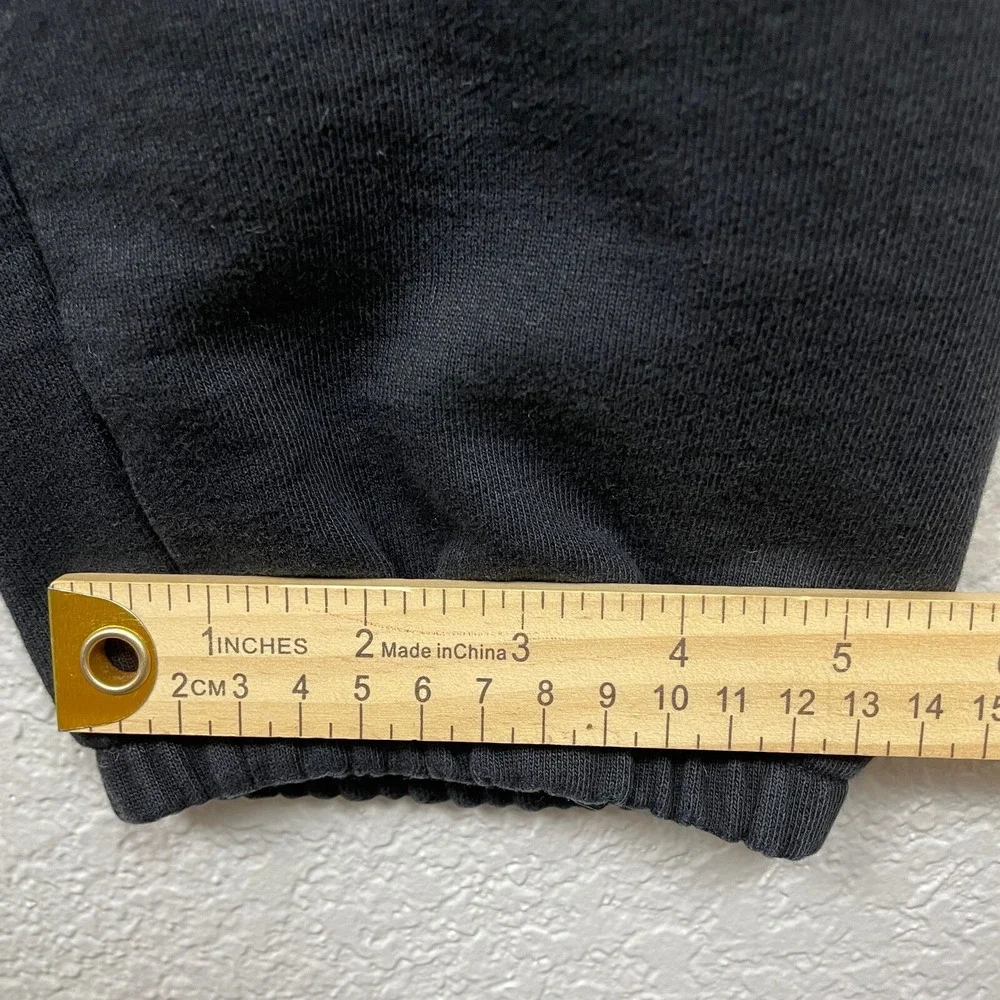 Outdoor Voices Sweatpants Adult Large Black‎ 100% Cotton Joggers Contrast Stitch